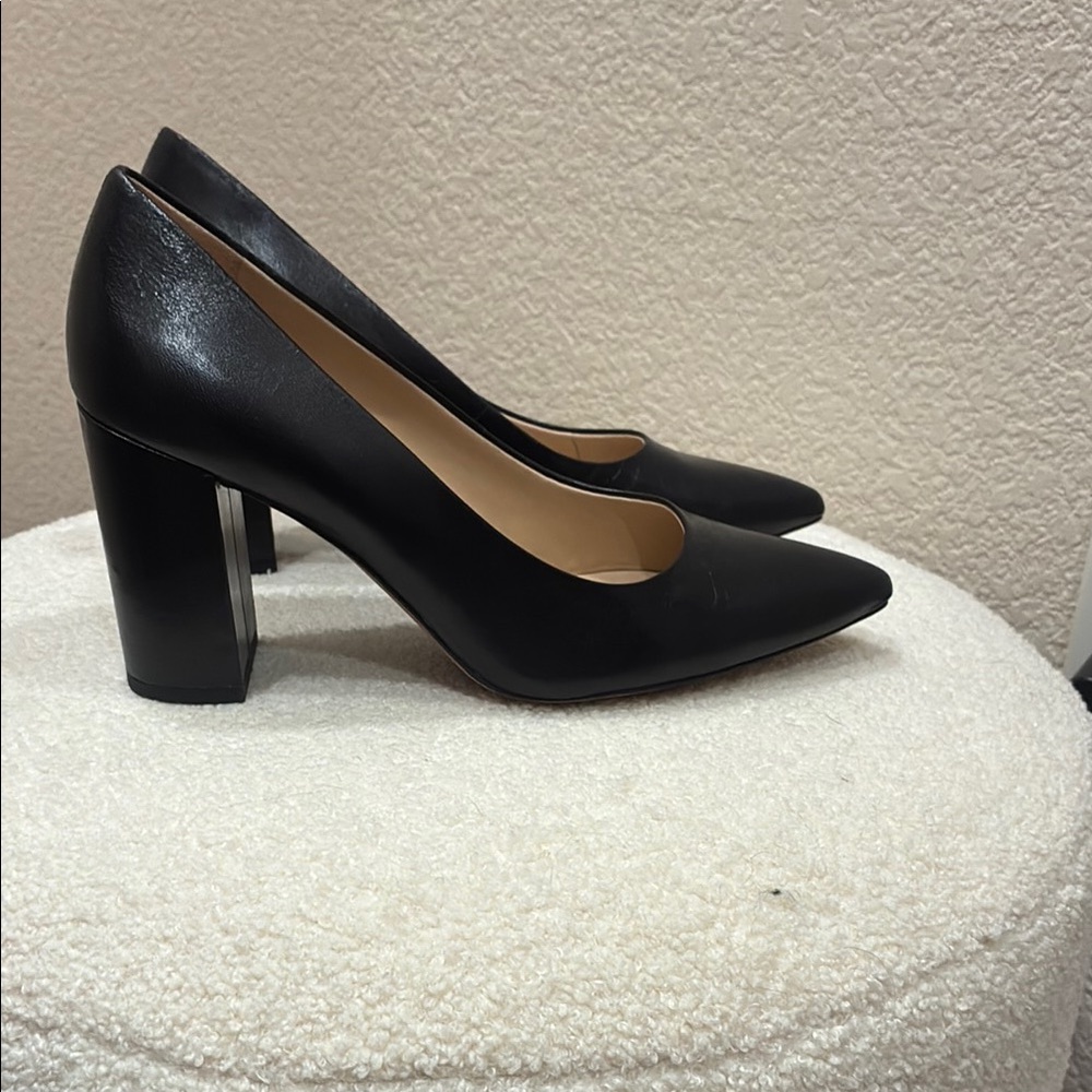 Franco Sarto Black Heels Classic Pumps
